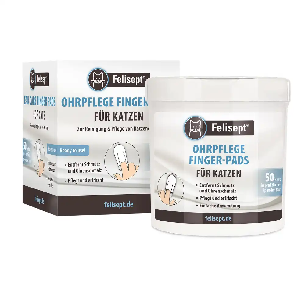 Felisept Finger Pads limpiador de oídos para gatos - 50 almohadillas - Felisept - Comparador de precios