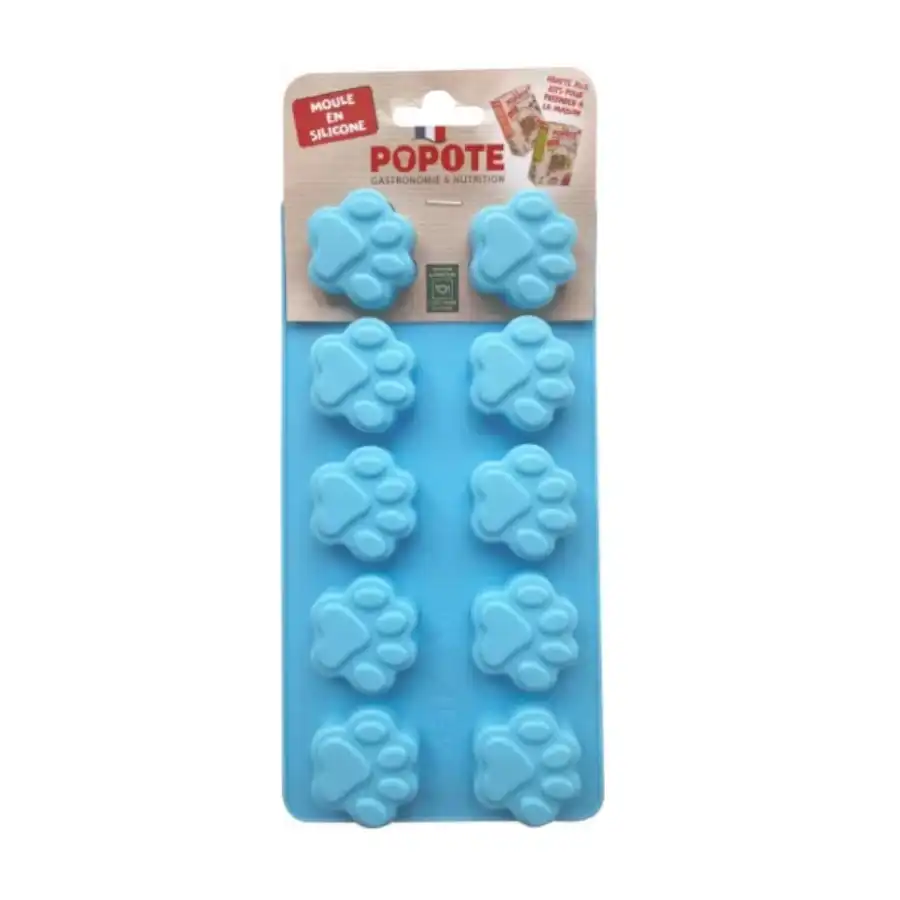 POPOTE Comedero Patitas Silicona Azul para perros y gatos - POPOTE - Comparador de precios