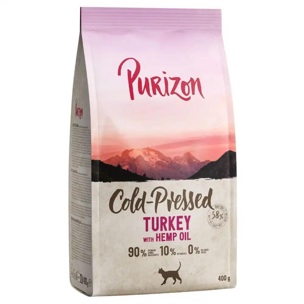 Purizon Coldpressed con pavo y aceite de cáñamo, prensado en frío - 400 g - Purizon - Comparador de precios