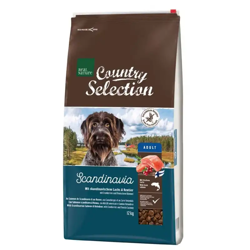 Real Nature Country Selection Scandinavia Para Perros Medianos, Peso 12 Kg - Real Nature - Comparador de precios