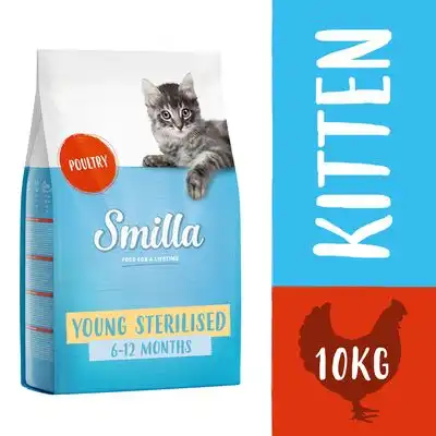 Smilla 10 kg pienso para gatos: ¡10 % de descuento! - Young Sterilised con ave - Smilla - Comparador de precios