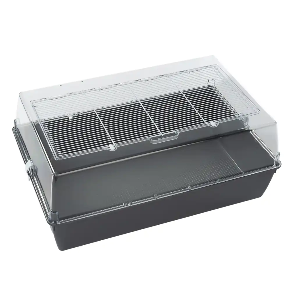 TIAKI Panorama L jaula para roedores - Gris: 71 x 46 x 31,5 cm (L x An x Al) - TIAKI - Comparador de precios
