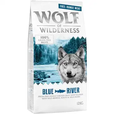 Wolf of Wilderness Adult Blue River con pollo de corral y salmón - 12 kg - Wolf of Wilderness - Comparador de precios