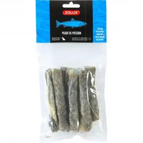 Zolux Snack Natural para Perro Pieles de Pescado, 60 gr - Zolux - Comparador de precios