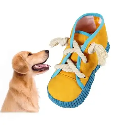 ZooVenture Zapatos de juguete para masticar para perros - AMARILLO - Zooventure - Comparador de precios