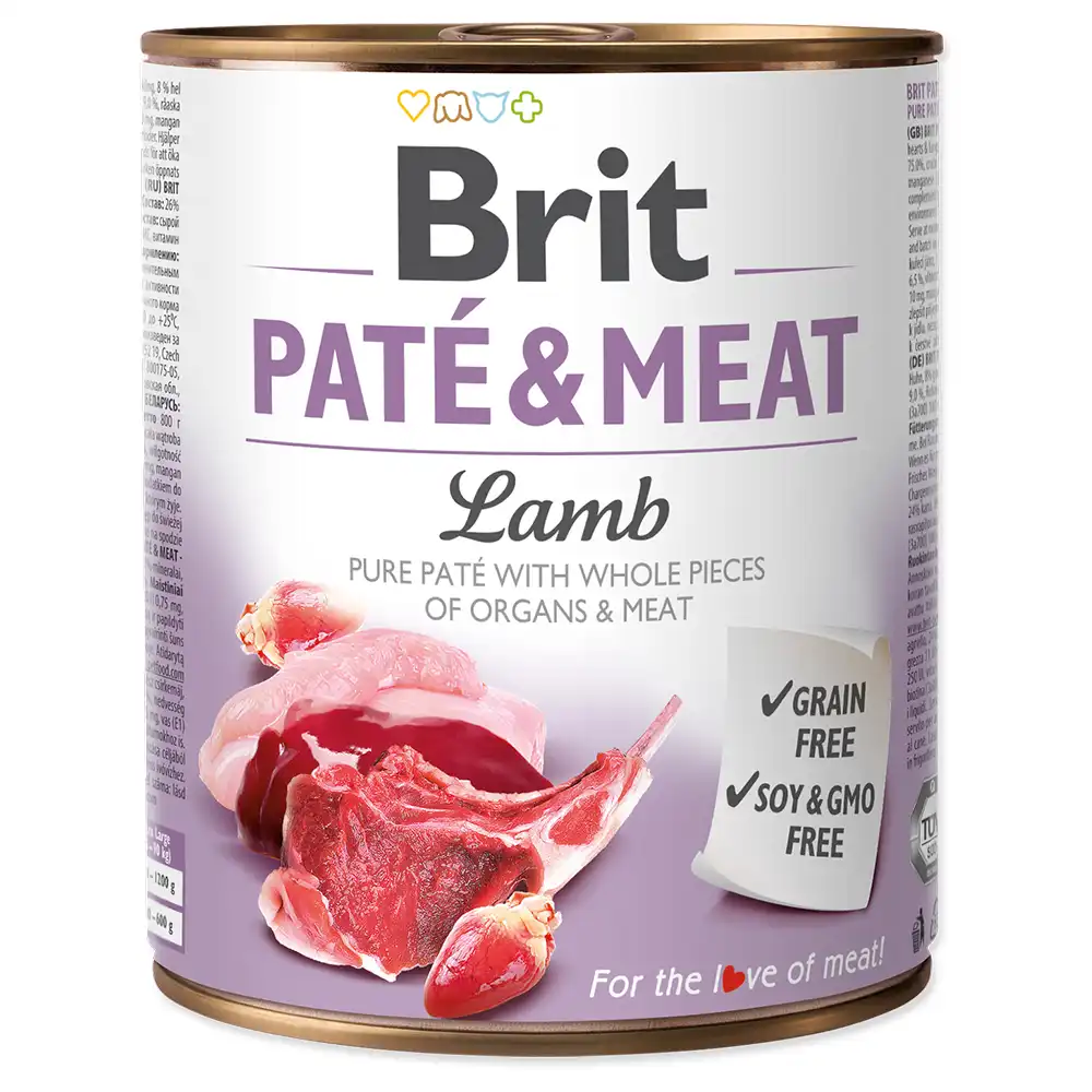 Brit Paté & Meat Adult 6 x 800 g - Cordero - Brit Care - Comparador de precios