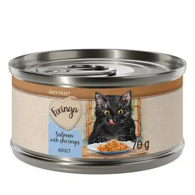 Feringa Juicy Fillet 12 x 70 g - Salmón con gambas - Feringa - Comparador de precios