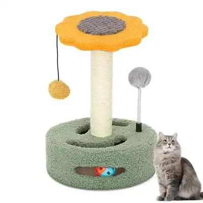 FurryFusion Árbol para gatos con bola colgante - AMARILLO - Furry Fusion - Comparador de precios