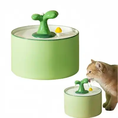 FurryFusion Pequeña fuente de agua para gatos con forma de árbol joven - Dispensador de agua para gatos - Furry Fusion - Comparador de precios