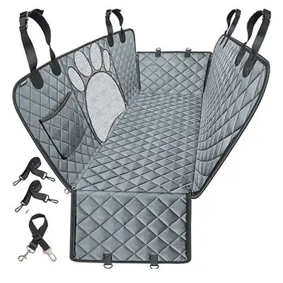 IntiMeg Funda para asiento de coche para perros - Gris - IntiMeg - Comparador de precios