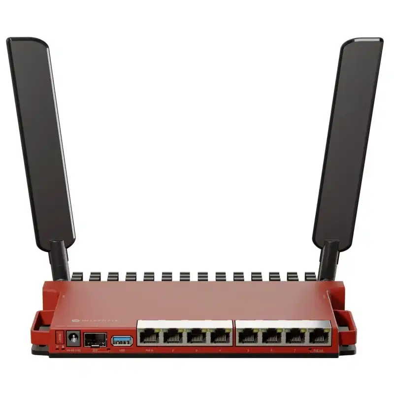 Mikrotik L009UiGS-2HaxD-IN Router WiFi 6 2.4GHz 8 Puertos Gigabit