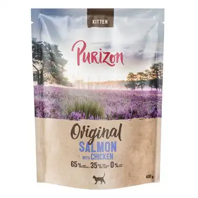 Purizon pienso para gatos - Formato de prueba - Kitten salmón con pollo - 400 g - Purizon - Comparador de precios