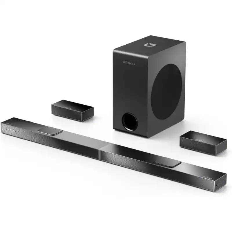 Ultimea Nova S80 Barra de Sonido 5.1.2 Canales Dolby Atmos HDMI eARC Bluetooth