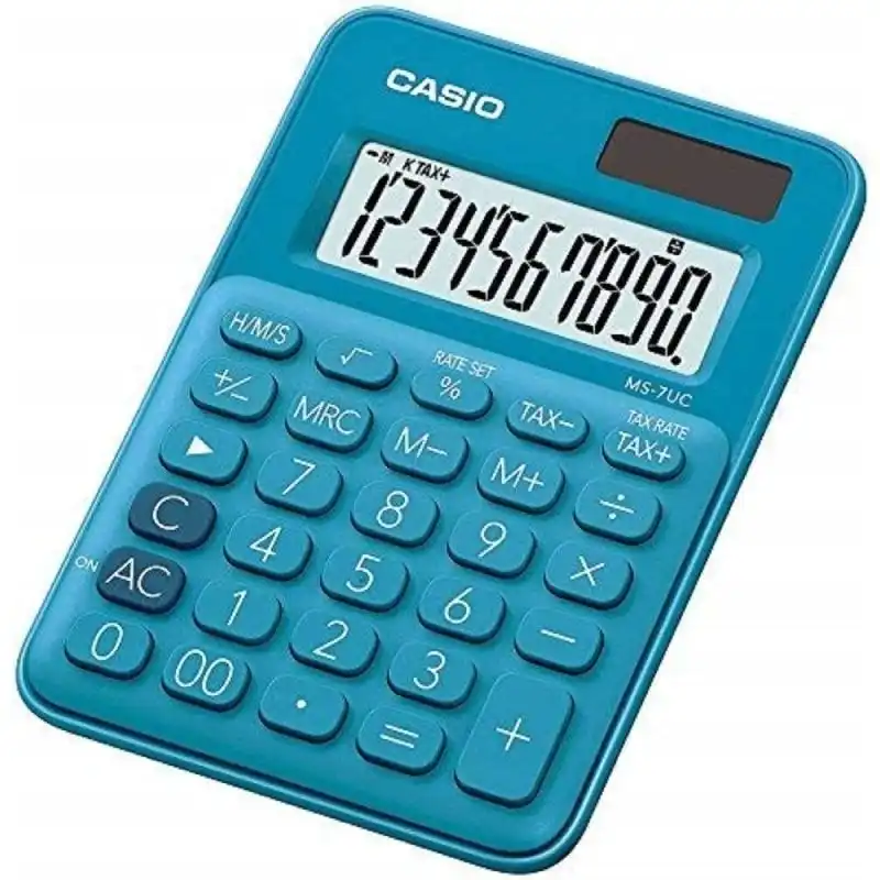 Calculadora Casio Ms-7uc-bu/ Azul
