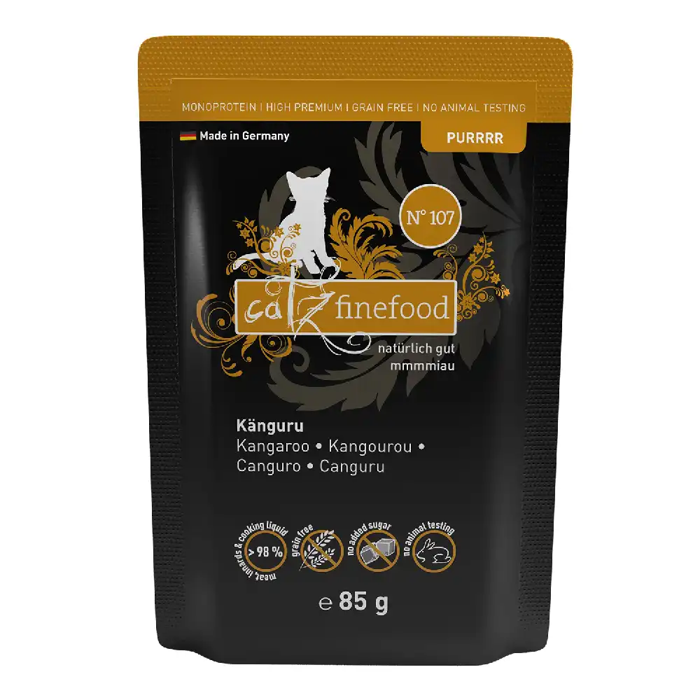 catz finefood Purrrr en sobres 8 x 85 g - Nº 107 Canguro - catz finefood - Comparador de precios