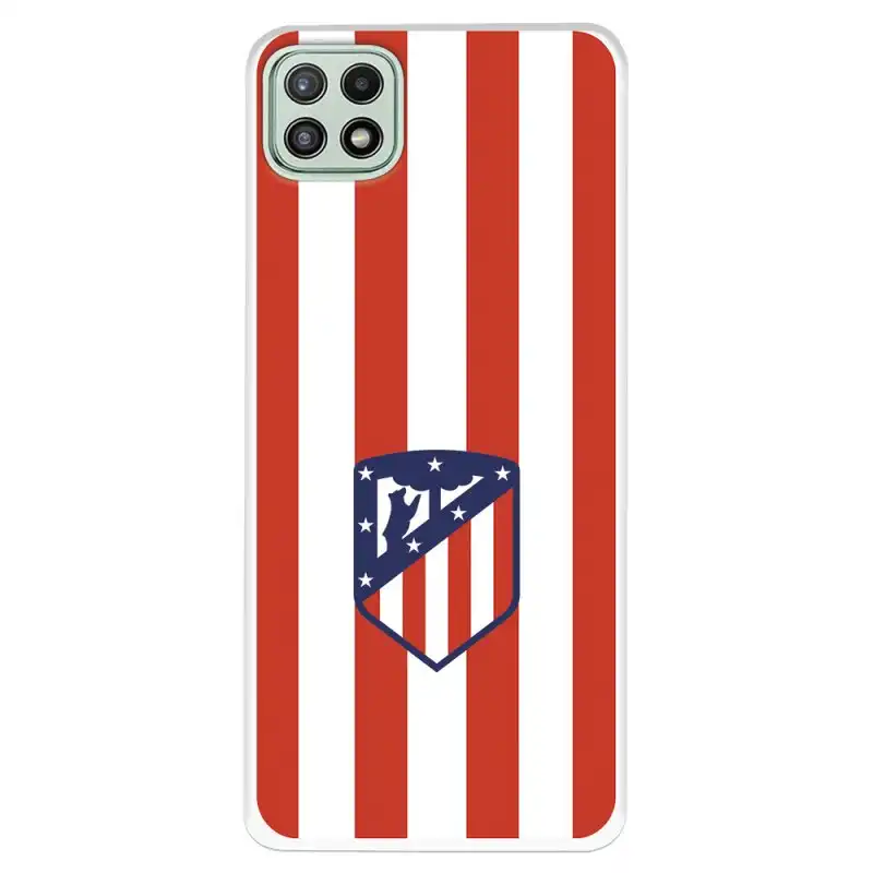 Funda del Atleti Escudo Rojiblanco Licencia Oficial Atlético de Madrid para Samsung Galaxy A22 5G