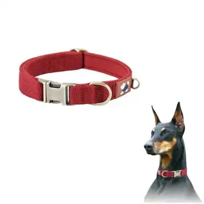 FurryFusion Collar para perro de algodón y lino - L - Furry Fusion - Comparador de precios