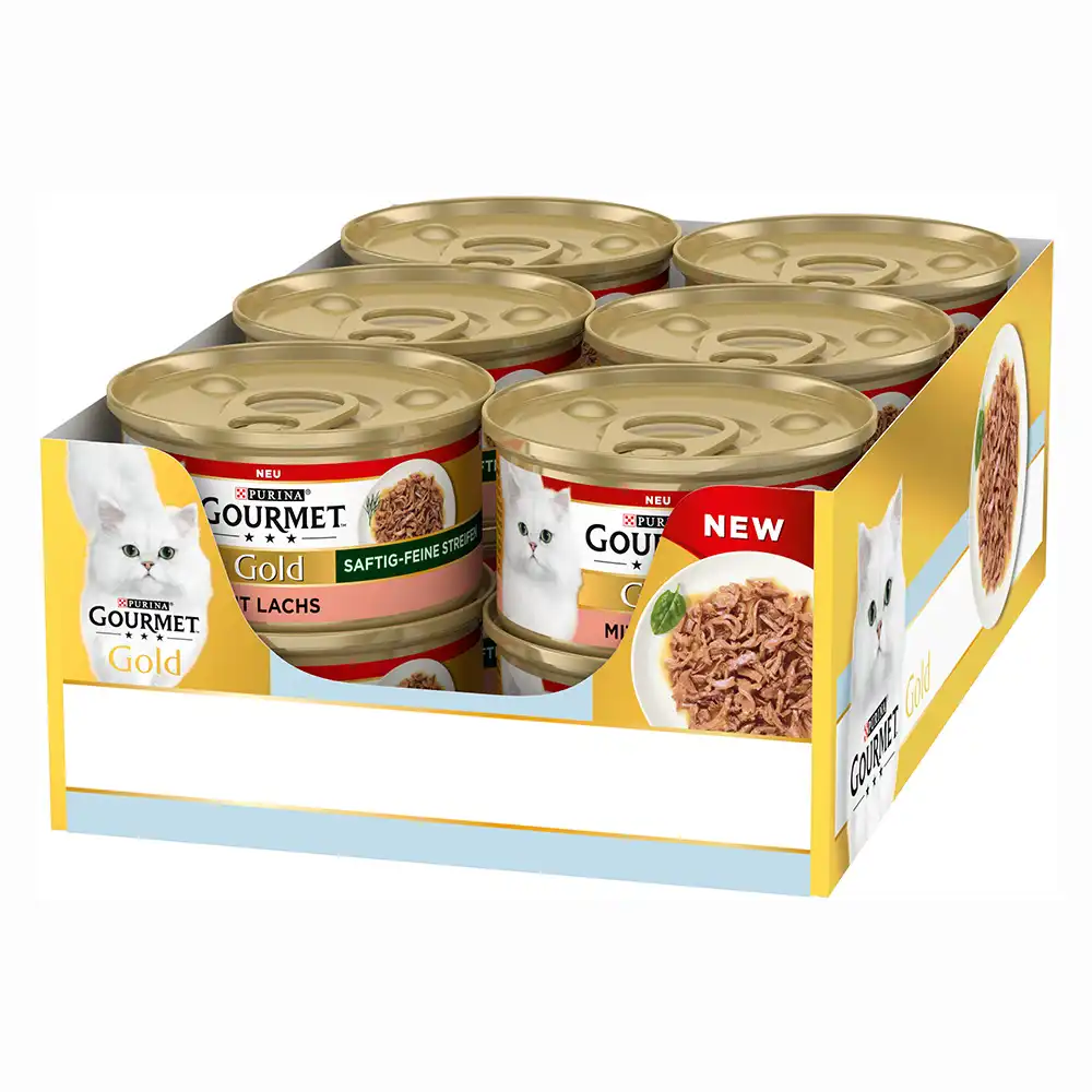 Gourmet Gold Succulents Delight en tiras finas 12 x 85 g - Salmón - Gourmet - Comparador de precios