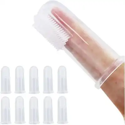 HausPets Juego de 12 cepillos de silicona suave para dedos, perros gatos - Artículo 1 - HausPets - Comparador de precios