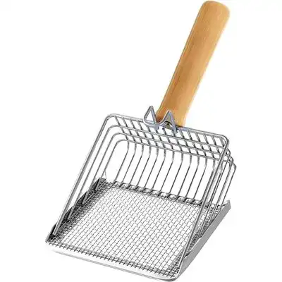 HausPets Pala para arena de gatos de acero inoxidable y madera - Artículo 1 - HausPets - Comparador de precios