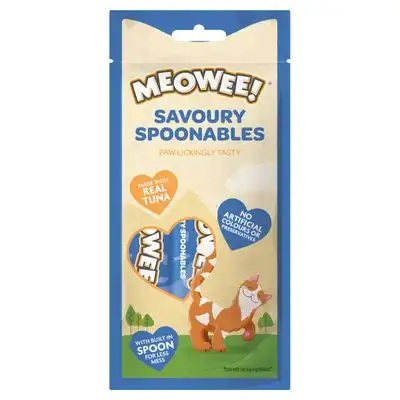 Meowee! Savoury Spoonables 4 x 14 g - Atún - Meowee! - Comparador de precios