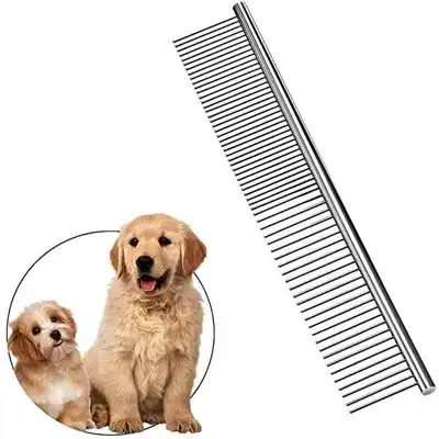 Pawffee Peine para mascotas, acero inoxidable, 19 cm, plateado - 1 pieza - Pawffee - Comparador de precios