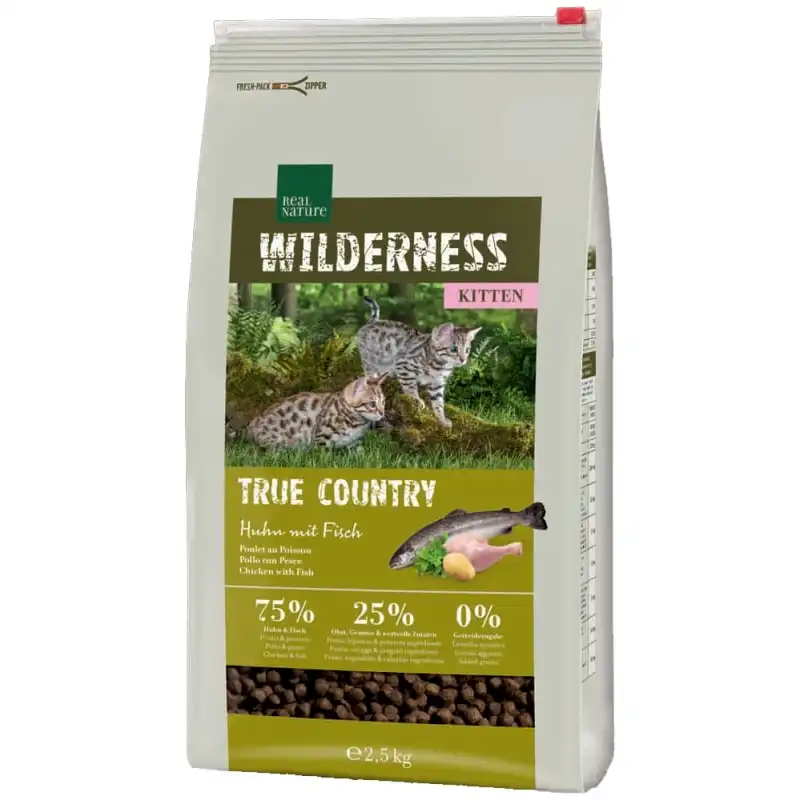 Real Nature Wilderness True Country Para Gatitos, Peso 7 Kg - Real Nature - Comparador de precios