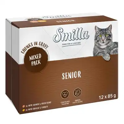 Smilla Bocaditos con verduras 48 x 85 g en oferta: 40 + 8 ¡gratis! - Senior Pack mixto - Smilla - Comparador de precios