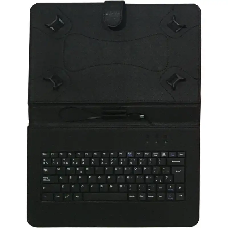 Talius CV-3006 Funda Negra con Teclado MicroUSB para Tablet hasta 10"