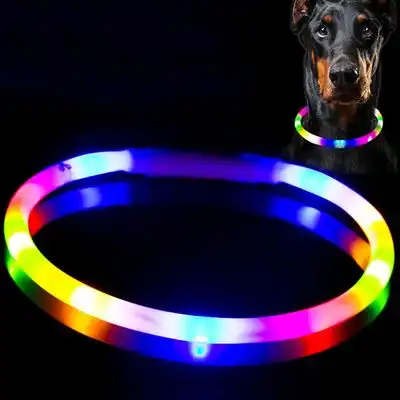 UAMLY Collar luminoso recargable para perros - METRO - Uamly - Comparador de precios