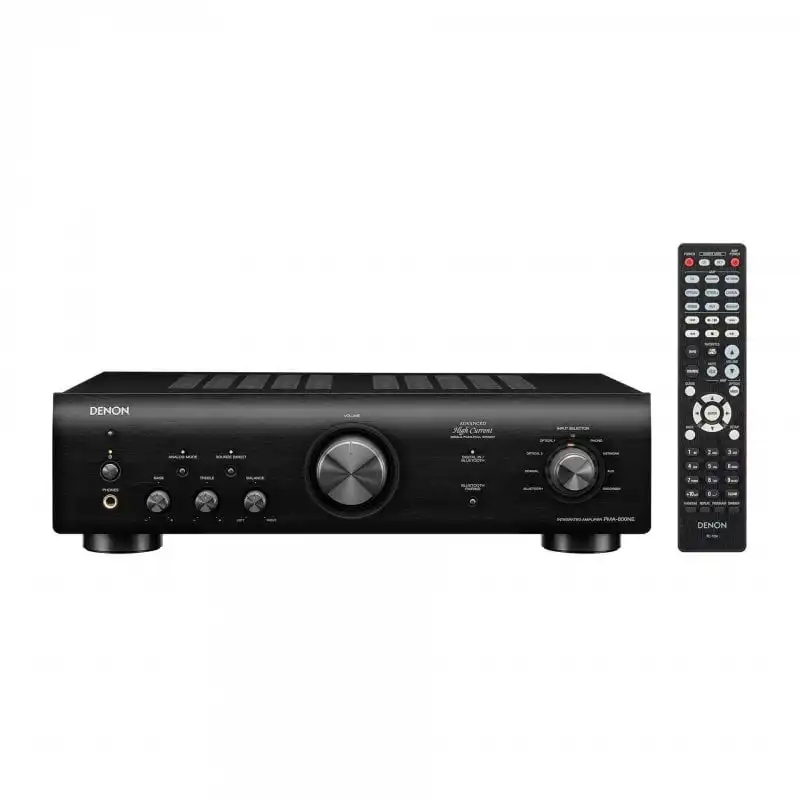 Denon PMA-600 Amplificador Integrado Negro con 70 W por Canal y Soporte para Bluetooth