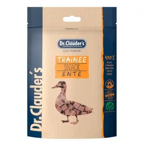 Dr Clauders Trainee Ente Snack Para Perros con Pato, 1 x 80 gr - Dr. Clauders - Comparador de precios