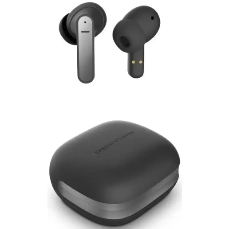 Energy Sistem Travel 6 ANC Auriculares Inalámbricos con Estuche de Carga TWS Negros
