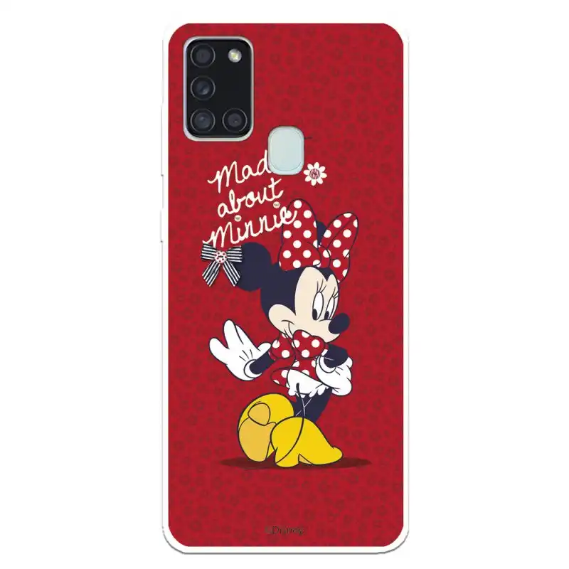 Funda Oficial de Disney Minnie Mad About Clásicos Disney para Samsung Galaxy A21S