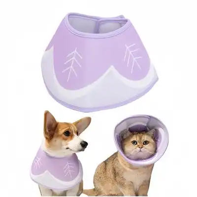 FurryFusion Collar anti-lamido estampado - Violeta S - Furry Fusion - Comparador de precios