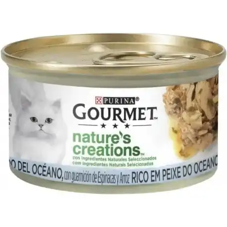 Gourmet Nature´s Creations Comida Húmeda para Gatos con Pescado del Océano, 24 x 85 gr - Gourmet - Comparador de precios