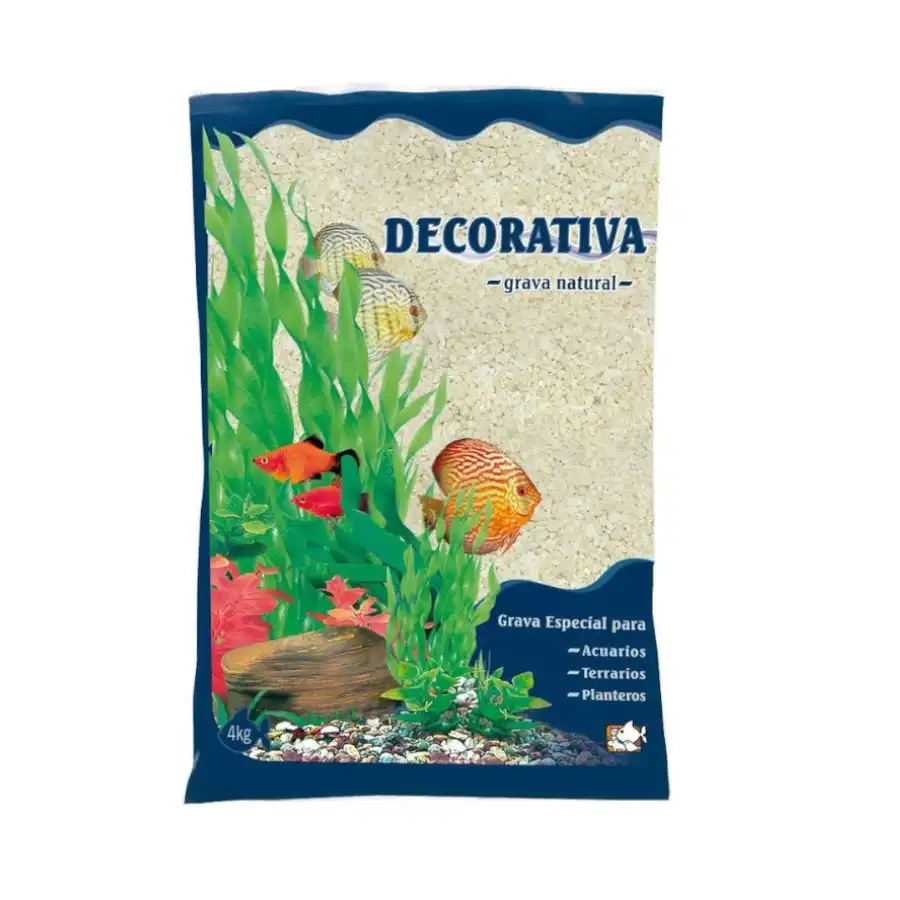 ICA Grava Beige de Coral Gruesa para acuarios