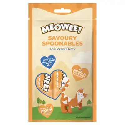 Meowee! Savoury Spoonables 8 x 14 g - Pollo - Meowee! - Comparador de precios