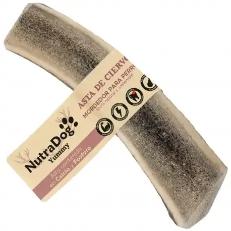 Nutradog Snack para Perros Media Asta de Ciervo, 1 x 65 gr - Nutradog - Comparador de precios