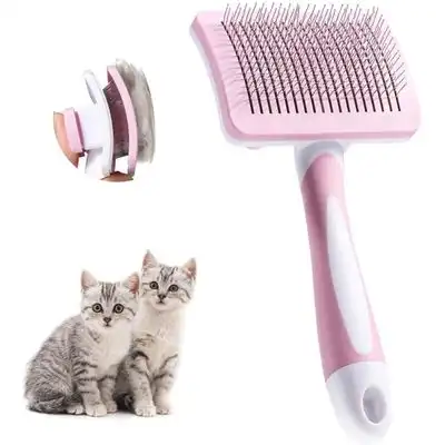 Pawffee Cepillo rosa autolimpiante: elimina el subpelo y nudos (gato/perro) - 1 pieza - Pawffee - Comparador de precios