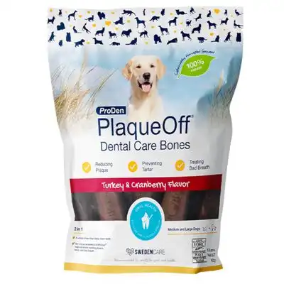 ProDen PlaqueOff Cuidado Dental Huesos - Pavo (482 g) - ProDen - Comparador de precios