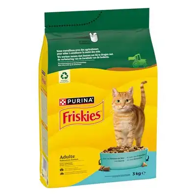 PURINA Friskies Adult Cat con pescado de mar y verduras - 3 kg - Friskies - Comparador de precios
