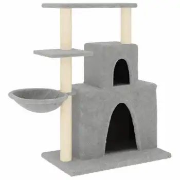 Rascador Para Gatos Con Postes De Sisal Gris Claro 83 Cm Vidaxl - VIDAXL - Comparador de precios