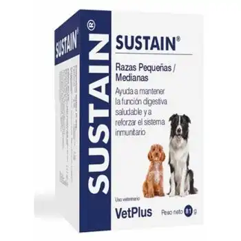 Sustain Vetplus Razas Pequeñas Y Medianas - 30 Sobres - VetPlus - Comparador de precios