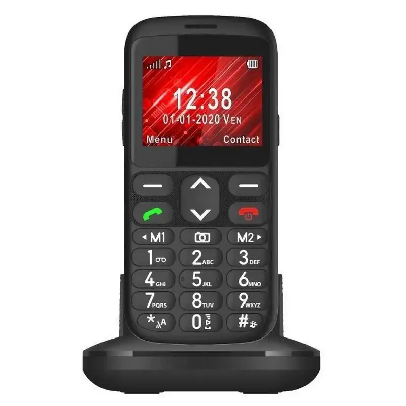 Telefunken S520 Teléfono para Personas Mayores Negro