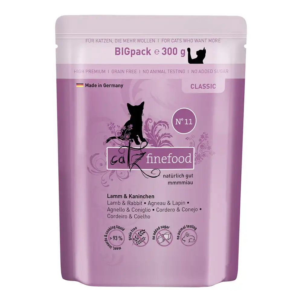 catz finefood 6 x 300 g - Cordero y conejo - catz finefood - Comparador de precios