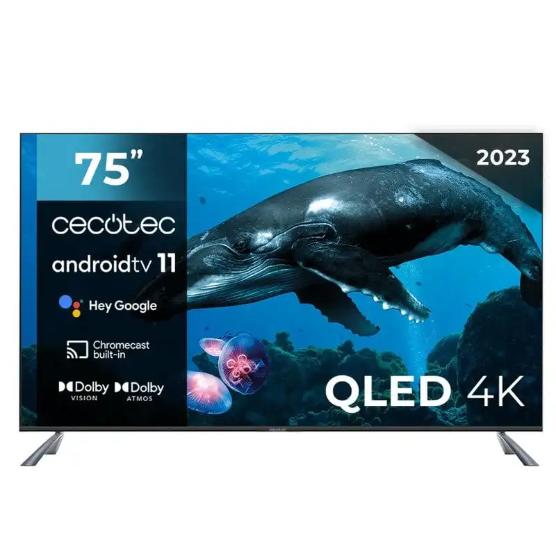 Cecotec V2 Series VQU20075 75" QLED UltraHD 4K HDR10 Android TV