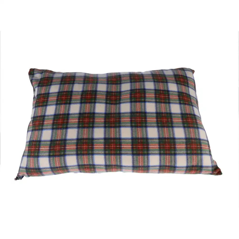 Cojín para perro TIAKI con estampado de cuadros - L 73 x An 47 x Al 8 cm