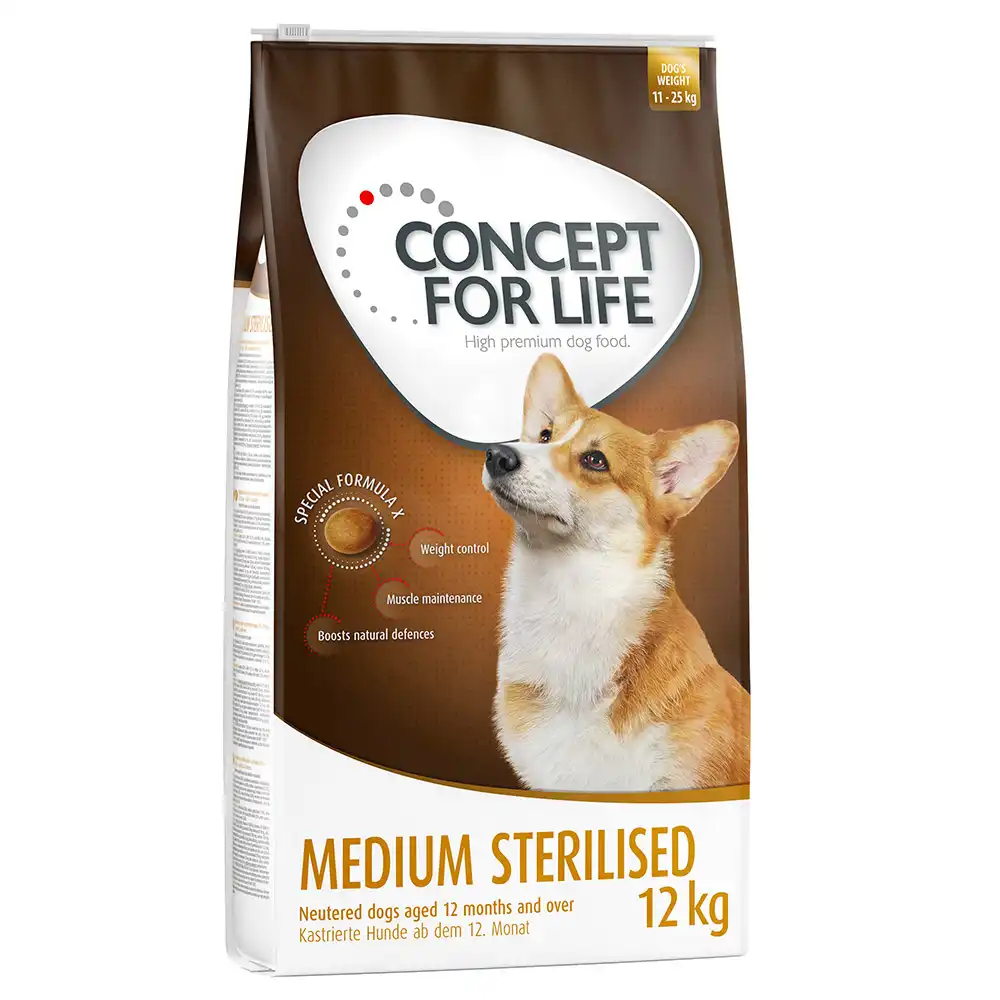 Concept for Life Medium Sterilised - 12 kg - Concept for Life - Comparador de precios