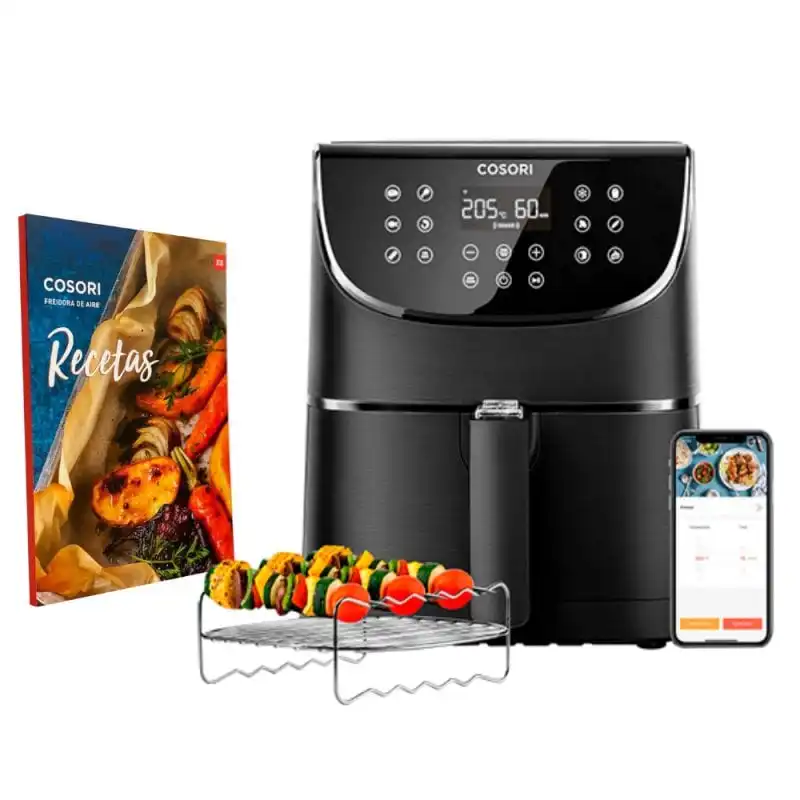 Cosori Smart Chef Edition Freidora de Aire 5.5L Negra